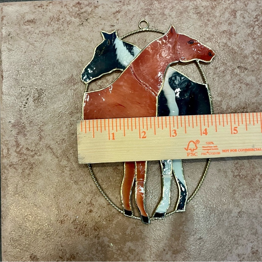 Stained Glass Horse Wall Art - Picture 5 of 10